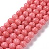 Natural Malaysia Jade Beads Strands G-A146-6mm-B08-3