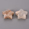 Natural Cherry Blossom Agate Star Shaped Worry Stones G-T132-002A-13-2