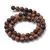 Natural Tiger Eye Round Bead Strands G-T055-8mm-04-2