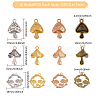 72pcs 12 Styles Alloy Pendants DIY-CA0006-55-2