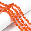 Electroplate Glass Beads Strands EGLA-A034-T8mm-B22-1