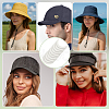 Plastic Hat Brim Board for Peaked Cap DIY-WH0060-83-5