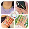 120Pcs 5 Styles Handmade Evil Eye Lampwork Beads Strands LAMP-TA0001-50-8
