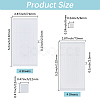 8Sheets 2 Styles EVA Self-adhesive Stickers STIC-GF0001-41-2
