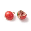 2Pcs Brass Enamel Charms KK-YW0001-78-2