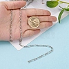 Platinum Plated Iron Figaro Chains Mother-Son Chains X-CHSM005Y-N-6