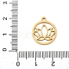 201 Stainless Steel Pendants STAS-I359-04G-3