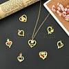 8Pcs 8 Styles 304 Stainless Steel Pendants STAS-CJ0003-44-6