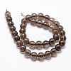 Natural Smoky Quartz Bead Strands G-G735-28-6mm-2