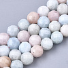 Natural Morganite Beads Strands X-G-S345-10mm-012-1