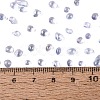 Transparent Electroplate Glass Beads EGLA-Q138-01G-3