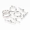 Alloy Toggle Clasps PALLOY-EA9143Y-AS-RS-1