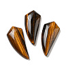 Natural Tiger Eye Pendants G-M417-04D-1