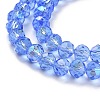 Electroplate Glass Beads Strands X1-EGLA-A034-T4mm-L04-3