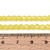 Imitation Jade Glass Beads Strands GLAA-T028-4mm-11J-2