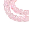 Baking Paint Crackle Glass Bead Strands LS-DGLA-R053-03E-A-4