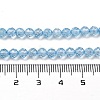 Natural Blue Topaz Beads Strands G-B088-C05-04-5