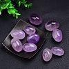 Natural Amethyst Oval Palm Stone Reiki Polished Healing Pocket Worry Stone PW-WG0BF9A-01-4