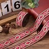 Ethnic Style Embroidery Polyester Ribbons SK-TAC0001-01-5