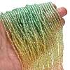Transparent Painted Glass Beads Strands LS-DGLA-A034-T2mm-A04-2