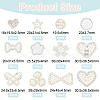 48Pcs 12 Style Non Woven Fabric Ornament Accessories DIY-AR0002-27-2