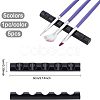 5Pcs 5 Cololrs 5 Grids Plastic Nail Art Brush Pen Holder Stand MRMJ-FG0001-10-2