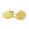 Alloy Enamel Pendants FIND-R147-01G-2