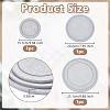 3Pcs 3 Styles Diatomaceous Earth Flower Pot  Pads DIY-OC0014-84A-2