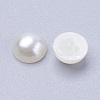 Half Round Domed Imitated Pearl Acrylic Cabochons OACR-H001-6-2