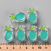 Transparent Enamel Acrylic Beads TACR-S155-002G-4