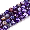 Natural Crackle Agate Beads Strands X-G-T119-01A-05-4