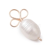 Shell Pearl Copper Wire Wrapped Carrot Pendants X1-PALLOY-TA00182-4