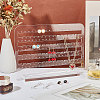 6-Tier Transparent Acrylic Earring Display Stands EDIS-WH0031-14B-5