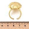 Brass Micro Pave Cubic Zirconia Cuff Open Rings RJEW-D346-01G-02-5
