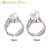 Brass Open Cuff Ring Settings LS-KK-G518-08P-01-4