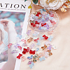 200Pcs 10 Style Transparent Spray Painted Glass Beads GLAA-FH0001-70-5
