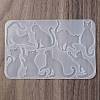 Cat Shape DIY Pendant Silicone Molds DIY-A061-05-3