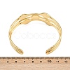 22MM Brass & ABS Plastic Pearl 3 Line Cuff Bangles for Women BJEW-L707-01G-5