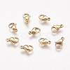 Ion Plating(IP) 304 Stainless Steel Lobster Claw Clasps STAS-P185-11-G-1