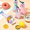 20Pcs 4 Colors Mermaid Tail Shape Candboard Box CON-CJ0001-22-5