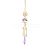 Glass Cone Hanging Suncatcher Prism Ornament PW-WG88031-05-1