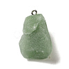 Raw Rough Natural Green Aventurine Pendants G-A028-01B-3