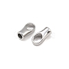 Tarnish Resistant 304 Stainless Steel Cord Ends STAS-N034-16-3