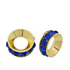 Brass Rhinestone Spacer Beads RB-A020-9mm-05G-1