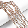 Electroplate Glass Beads Strands EGLA-A034-T6mm-B24-1