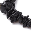 Natural Obsidian Chips Beaded Bracelet X-BJEW-JB09686-04-2