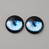 Glass Cabochons LS-GLAA-WH0033-75H-08-1
