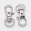 Alloy Swivel Lobster Claw Clasps E341-4-2