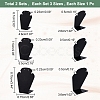 3Pcs 3 Sizes Acrylic Necklace Displays Stand Set NDIS-WH0006-12-2