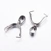 Tarnish Resistant 304 Stainless Steel Pinch Bails STAS-K146-090-5x18-1